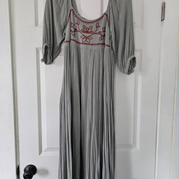 Pink Blush Maternity Cottage core dress - Picture 2 of 2